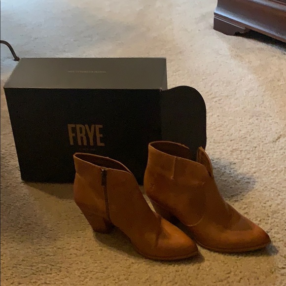 Frye Shoes - Chestnut Frye booties size 7 with original box